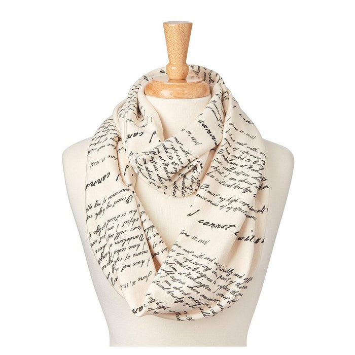 ‘I Cannot Live Without Books' Infinity Scarf - Library of Congress Shop
