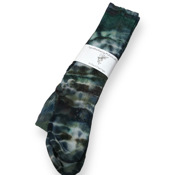 Ice dyed Thigh High socks