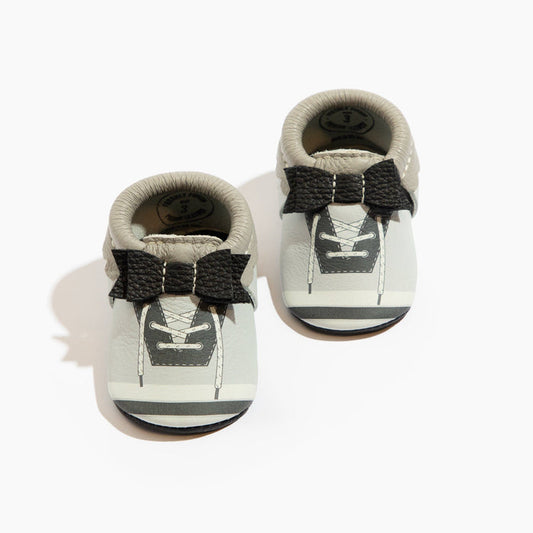 (Coming Soon) Ice Ice Baby Bow Baby Shoe Bow Mocc Soft Sole