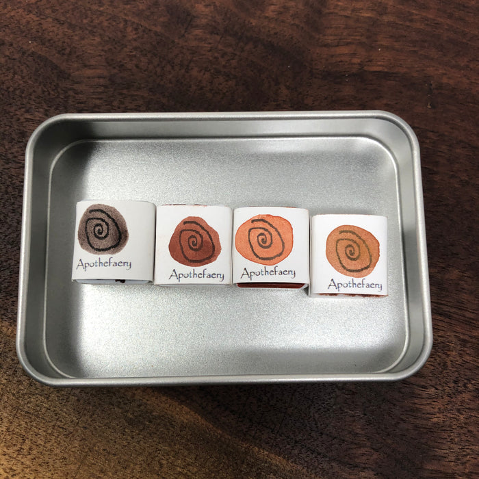 Riven - earth pigments set, watercolors