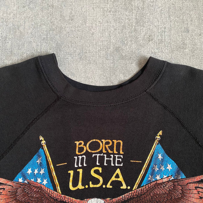 Vintage 1989 Harley Davidson Boxy Raglan Crewneck