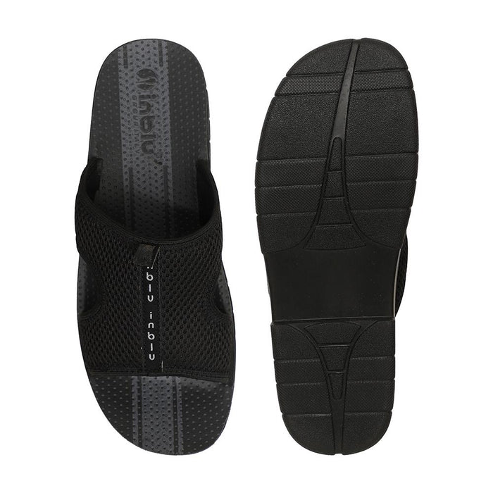 Inblu Men Slipper #4107 - BLACK
