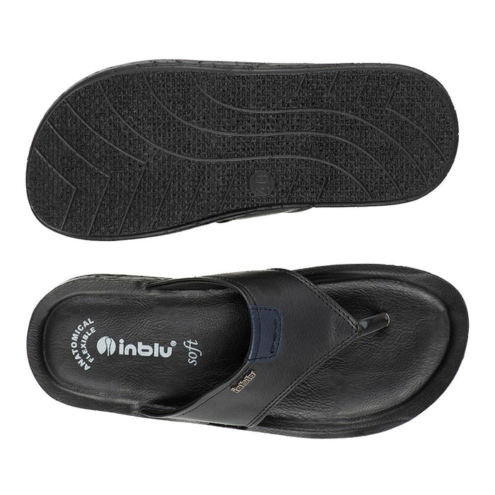 Inblu Men Slipper #VN39 - BLACK