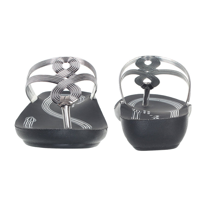 Inblu Women Slipper #AD54 - GUN METAL