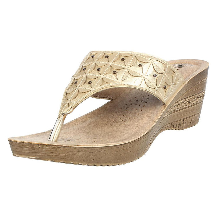 Inblu Women Slipper #GZ37 - GOLD