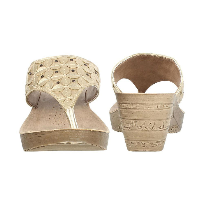 Inblu Women Slipper #GZ37 - GOLD