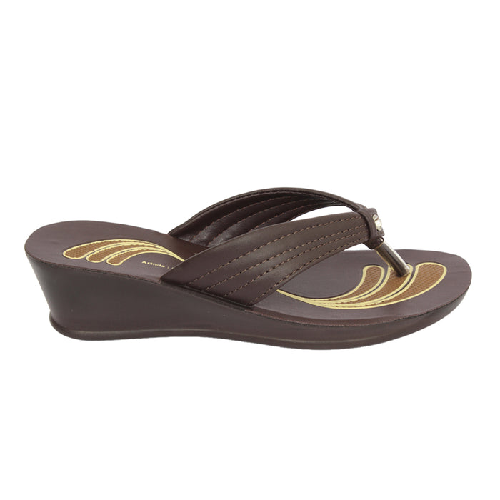 Inblu Women Slipper #OA79 - BROWN