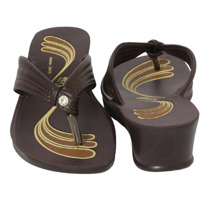 Inblu Women Slipper #OA79 - BROWN