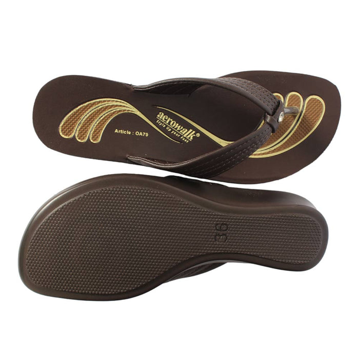 Inblu Women Slipper #OA79 - BROWN