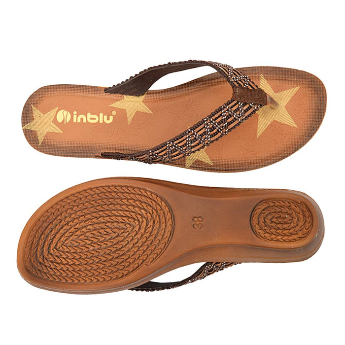 Inblu Women Slipper #SP53 - DARK BROWN