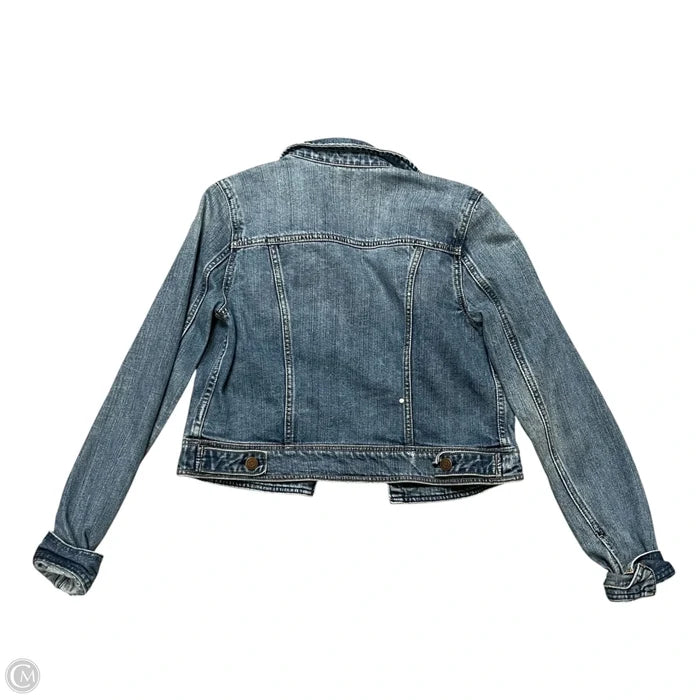 Jacket Denim By American Eagle In Blue Denim, Size: S