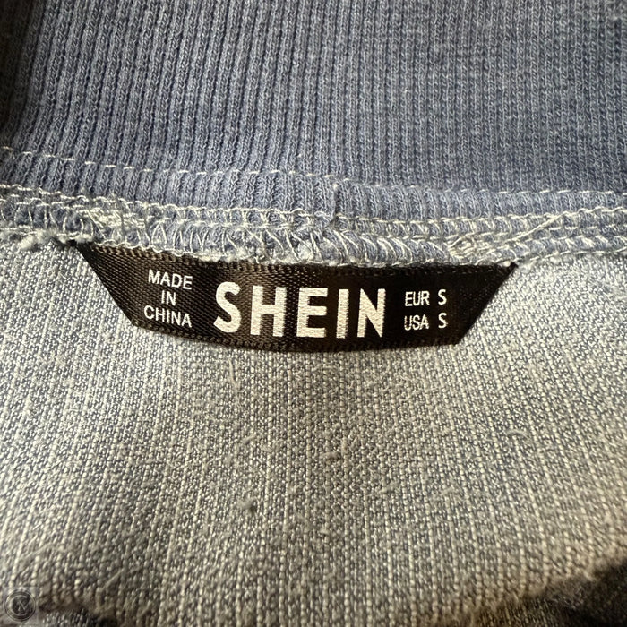 Jacket Other By Shein In Blue & Cream, Size: S