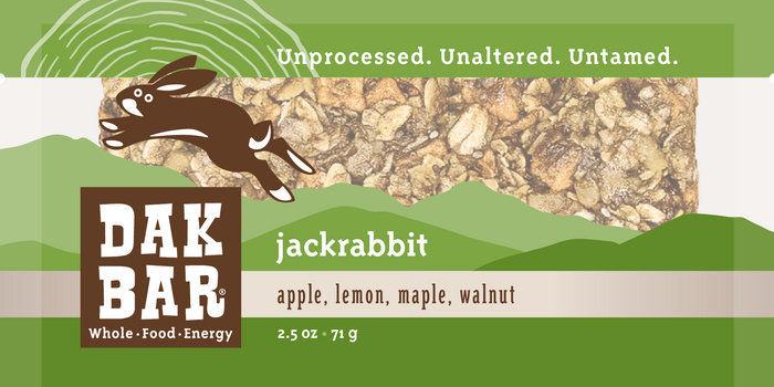 Jackrabbit Bar - Walnut, Apple, Maple & Matcha Snack Bar