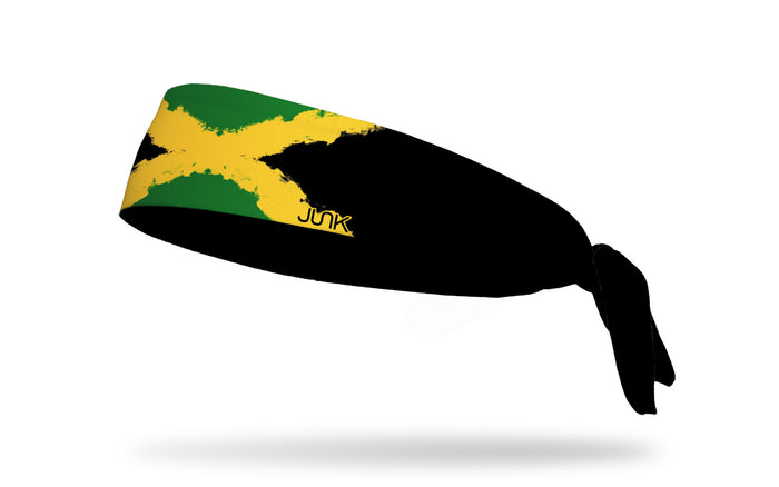 Jamaica Painted Flag Tie Headband - View 1