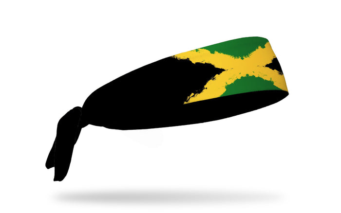 Jamaica Painted Flag Tie Headband - View 2
