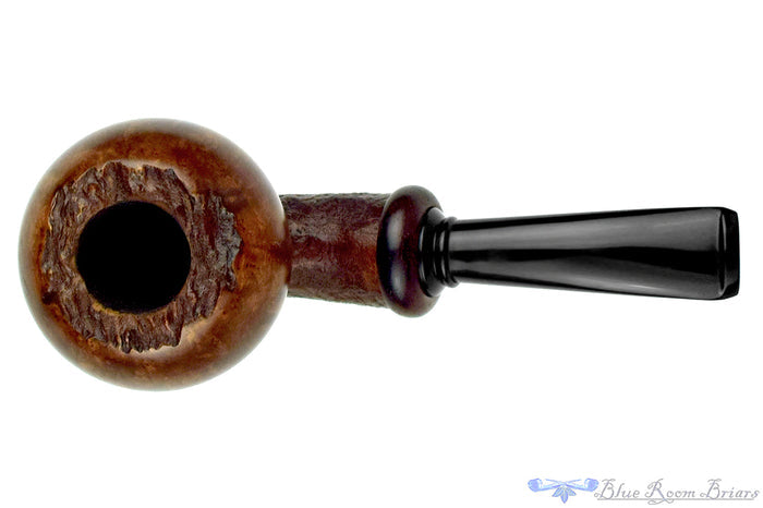 Blue Room Briars is proud to present this Jan Pietenpauw Pipe Bent Partial Blast Raised Tomato with Cocobolo and Plateau