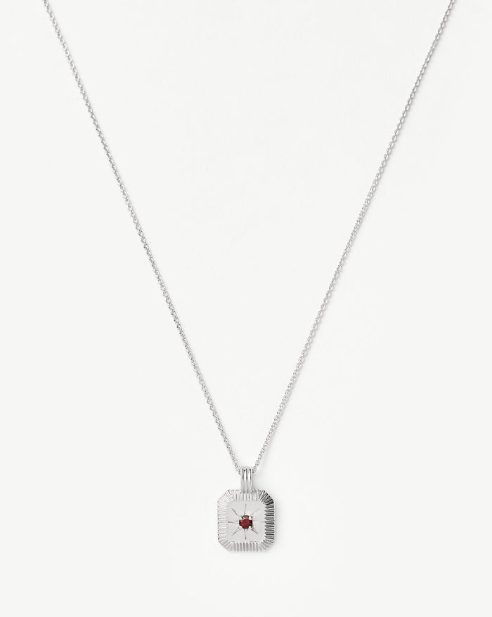 January Birthstone Pendant Necklace | Garnet/January Necklaces Missoma