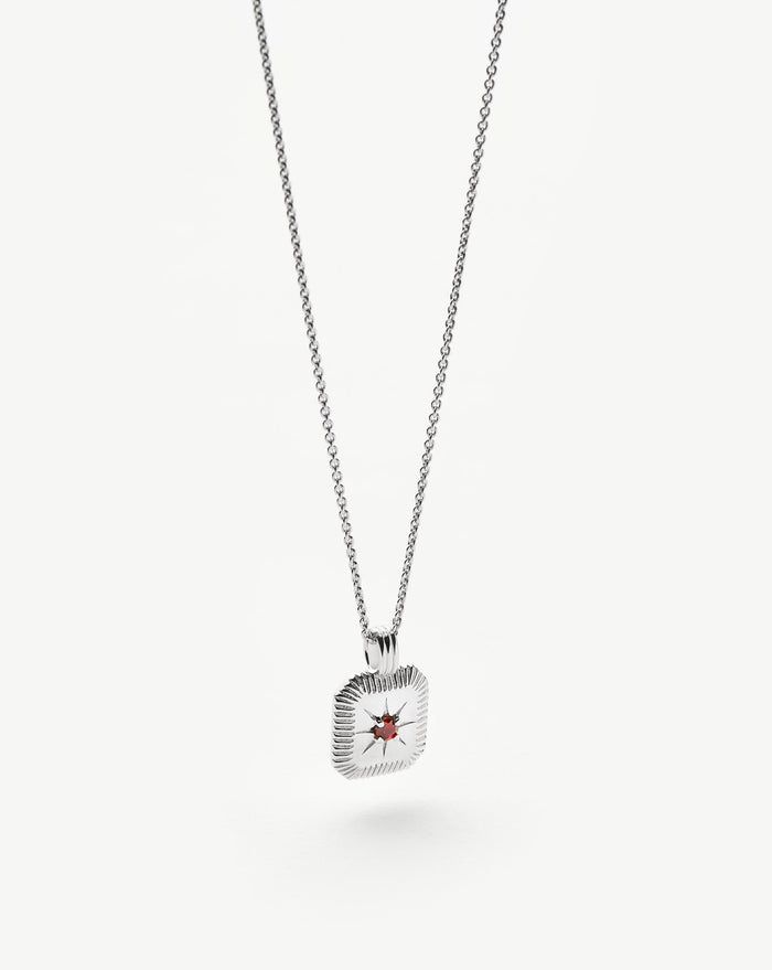 January Birthstone Pendant Necklace | Garnet/January Necklaces Missoma