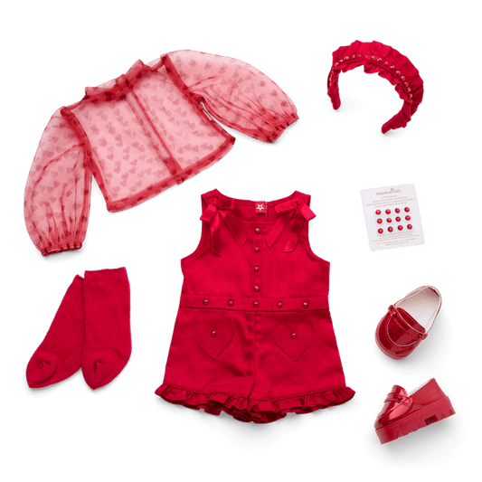 January Garnet Glam Outfit for 18-inch Dolls