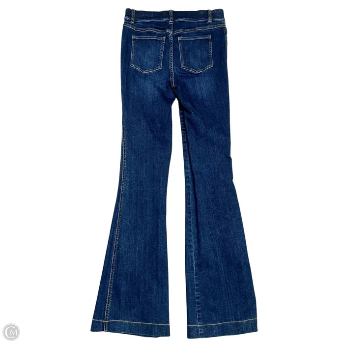 Jeans Jeggings By Spanx In Blue Denim, Size: 4