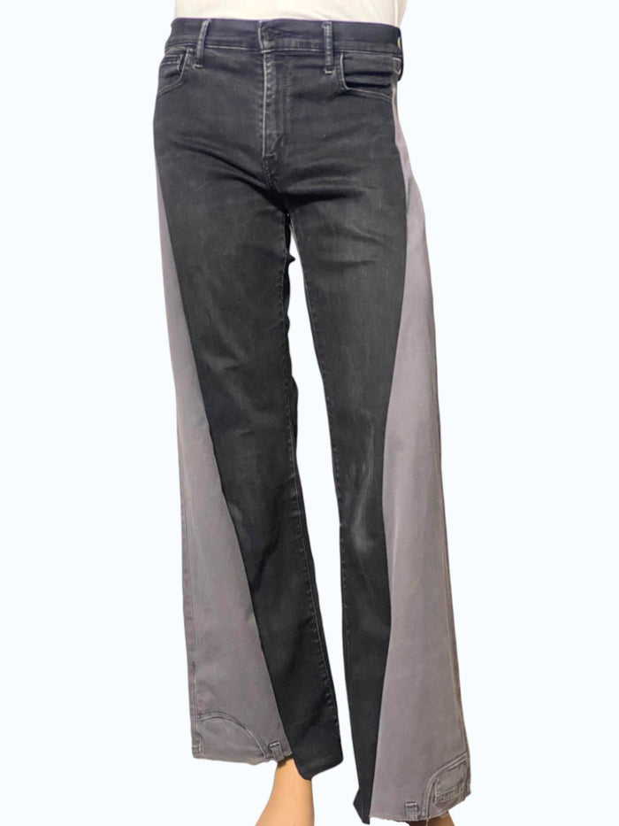 jeans reworked grigi