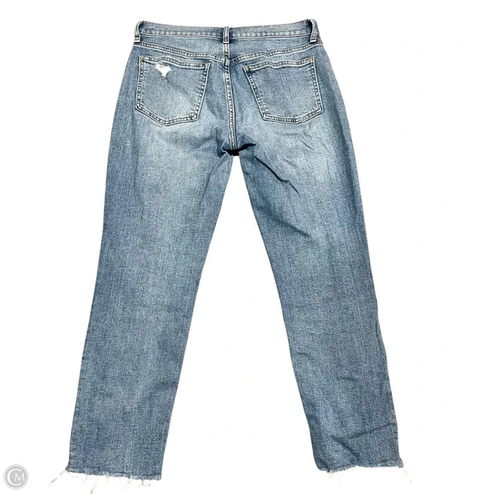 Jeans Straight By Gap In Blue Denim, Size: 2