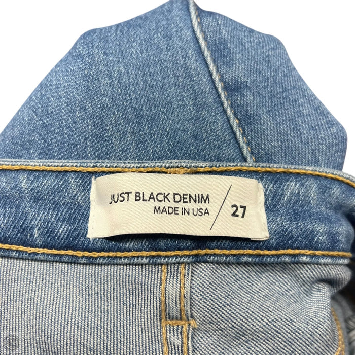 Jeans Straight By Just Black In Blue Denim, Size: 4