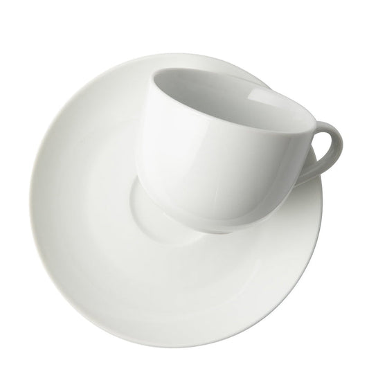 Jenna Clifford Galateo Coupe Cup & Saucer - Super White