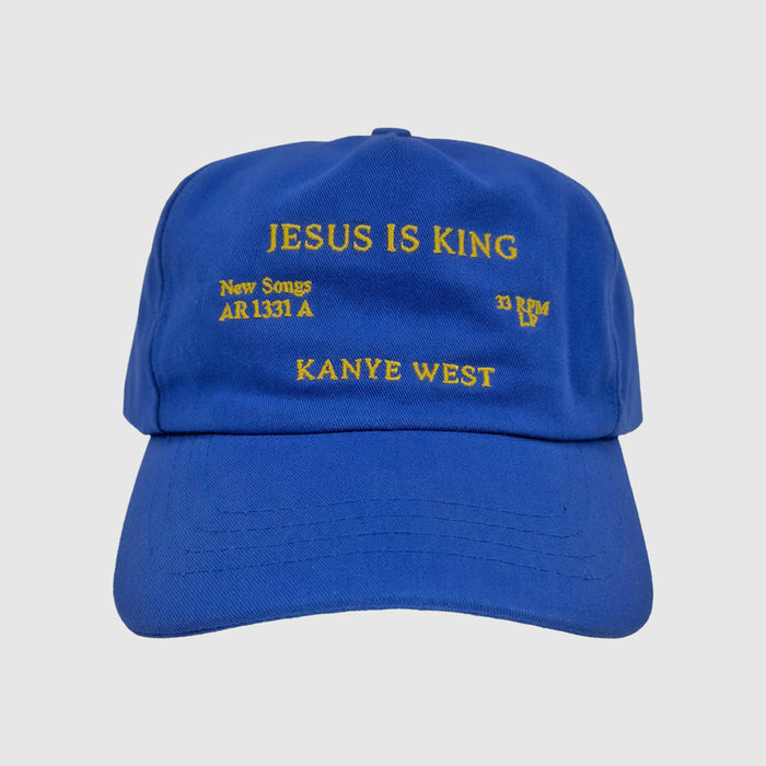 Jesus Is King 2019 Embroidered Vinyl Hat In Blue