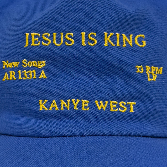 Jesus Is King 2019 Embroidered Vinyl Hat In Blue