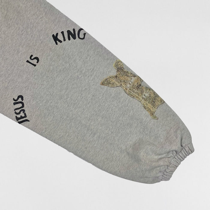 Jesus Is King 2019 Sunday Service Angel Sweatpants In Grey