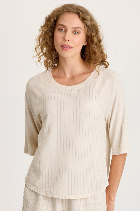 XCVI Jory Pinstripe Raglan Top