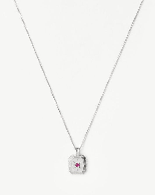 July Birthstone Pendant Necklace | Ruby/July Necklaces Missoma