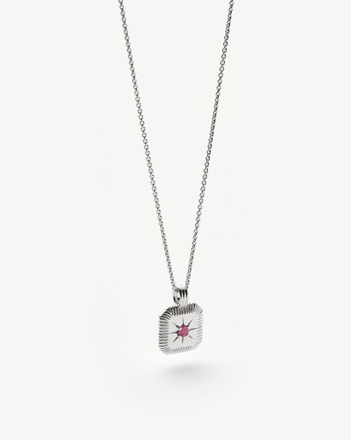 July Birthstone Pendant Necklace | Ruby/July Necklaces Missoma