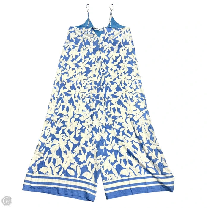 Jumpsuit By Lili Sidonio In Blue & White, Size: M