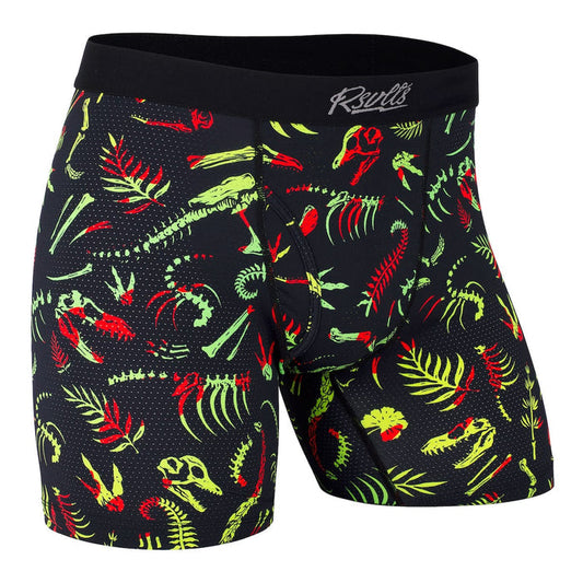 RSVLTS S Jurassic Park Boxers Jurassic Park "Fossil Records" – Single-Pack Boxer Briefs Jurassic Park "Fossil Records" – Single-Pack Boxer Briefs