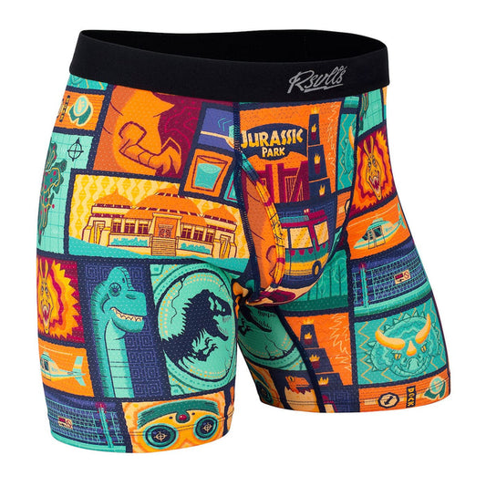 RSVLTS S Jurassic Park Boxers Jurassic Park "Tiki Finds A Way" – Single-Pack Boxer Briefs Jurassic Park "Tiki Finds A Way" – Single-Pack Boxer Briefs