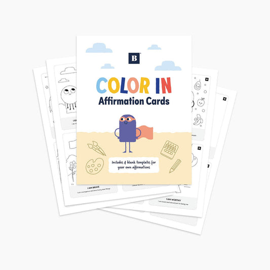 Kids Color In Affirmation Cards (Digital Download) Digital Download Kids + Family