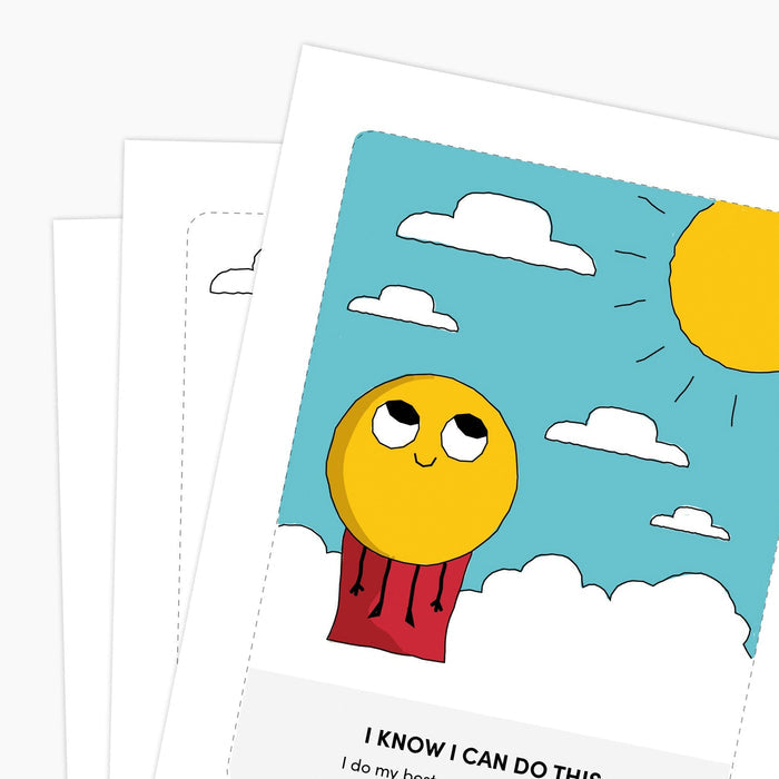 Kids Color In Affirmation Cards (Digital Download) Digital Download Kids + Family