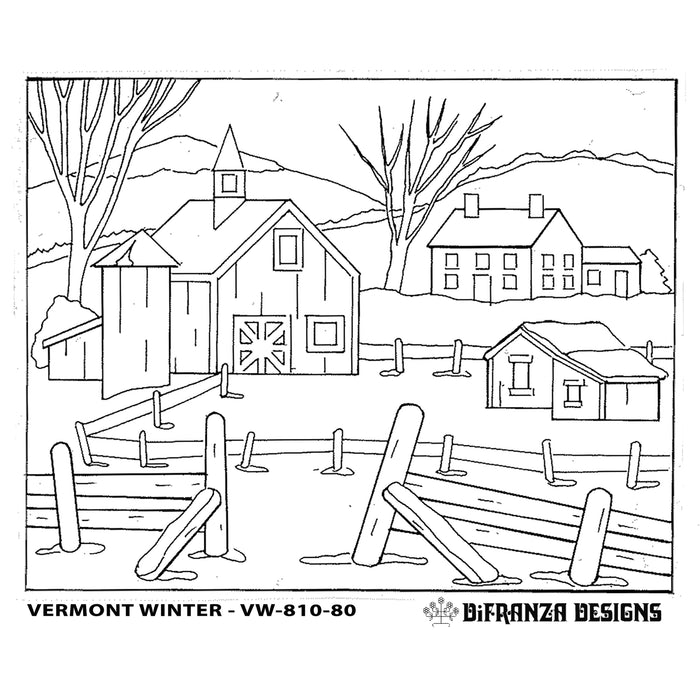 Kit - Vermont Winter - Rug Hooking Supplies