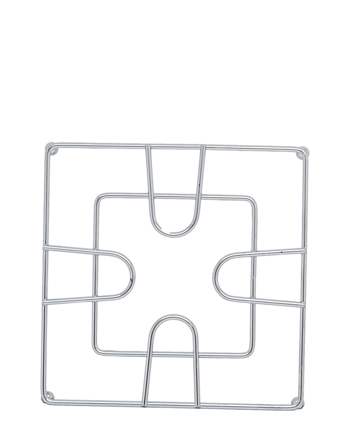 Kitchen Life Stainless Steel Square Trivet - Silver