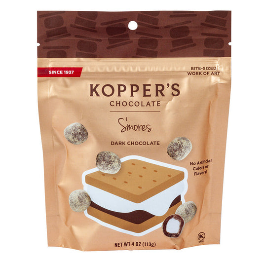 Koppers S'mores Chocolate Covered Popcorn - 12 Count