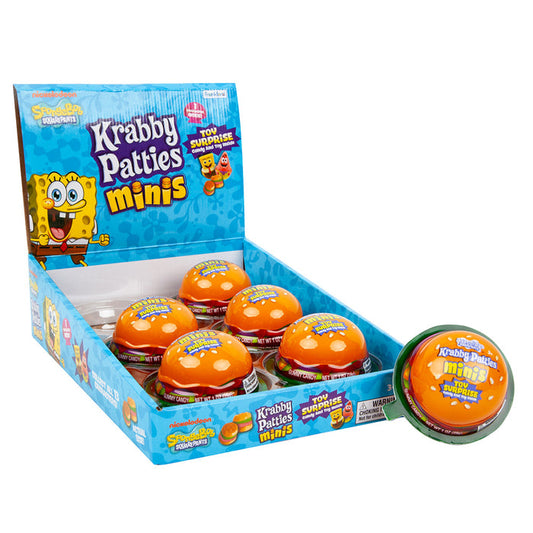 Krabby Patties Minis Surprise Candy - 6 Count
