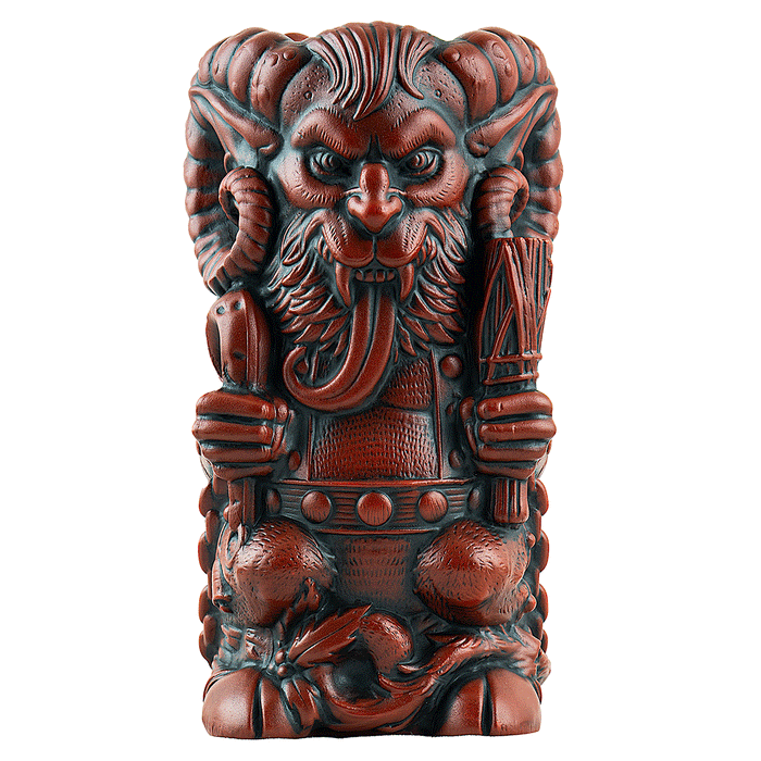 Krampus Designer Series Tiki Mug (Naughty Variant)