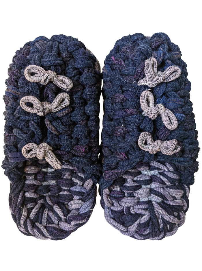 Large | Knit up-cycle slippers 2023-L22 [Large] - Heiwa Slipper