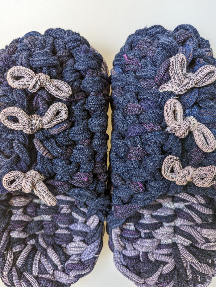 Large | Knit up-cycle slippers 2023-L22 [Large] - Heiwa Slipper