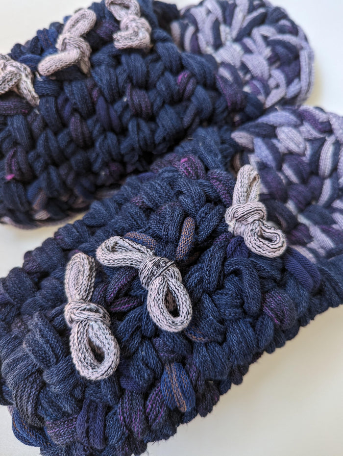 Large | Knit up-cycle slippers 2023-L22 [Large] - Heiwa Slipper