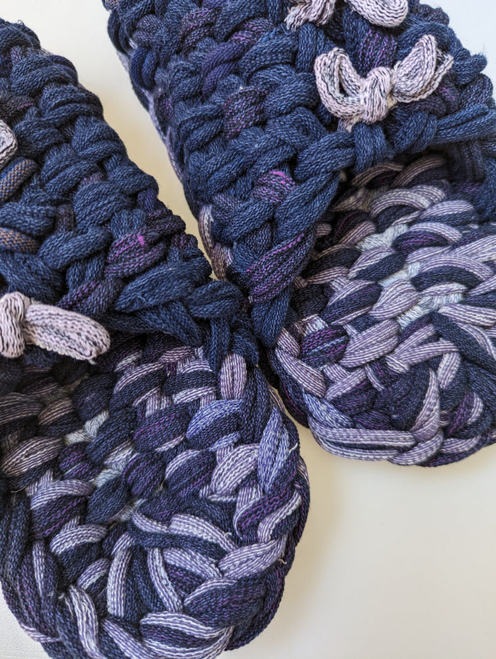 Large | Knit up-cycle slippers 2023-L22 [Large] - Heiwa Slipper