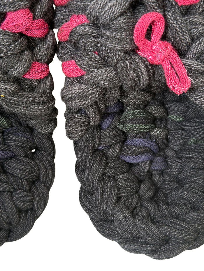 Large | Knit up-cycle slippers 2025-Large31 [Large]