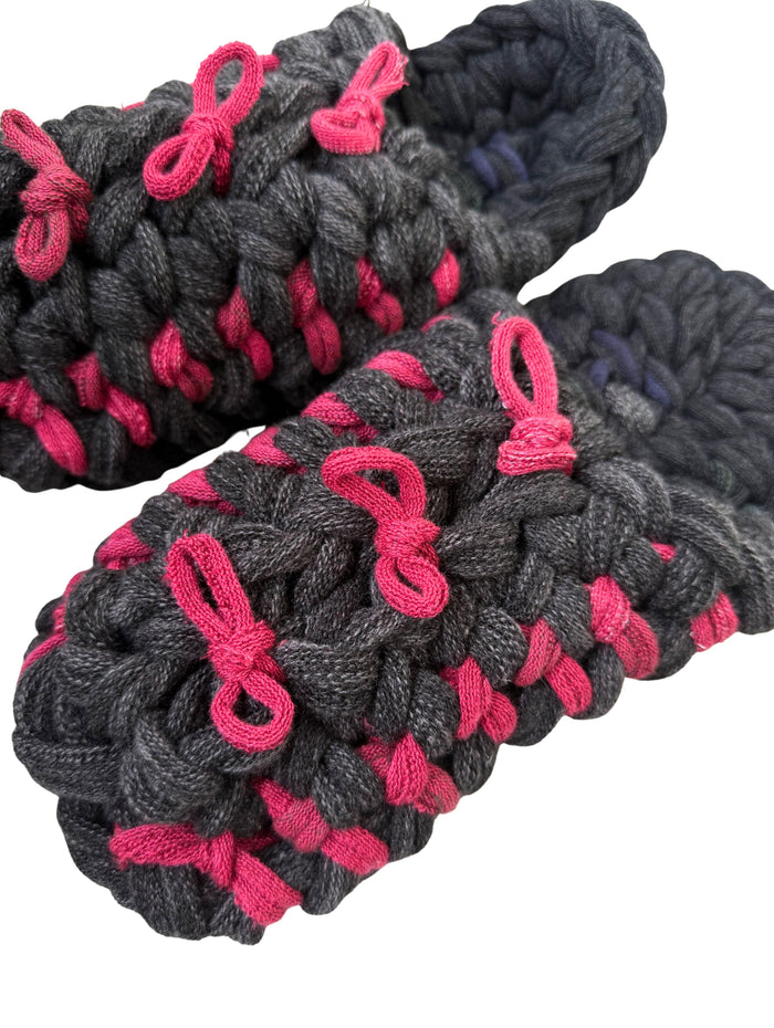 Large | Knit up-cycle slippers 2025-Large31 [Large]